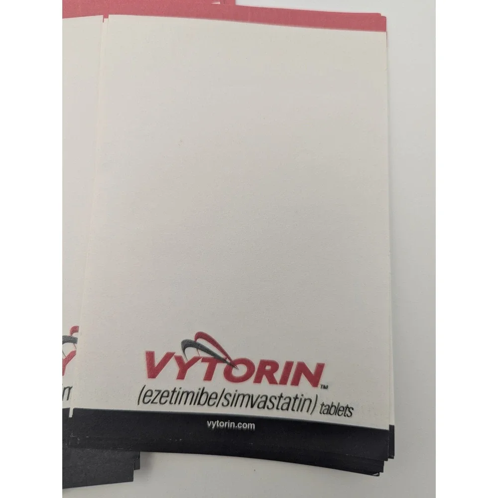 Lot of 80‎ Vintage Vytorin Pharmaceutical Drug Rep Promo Notepads Medical Memo